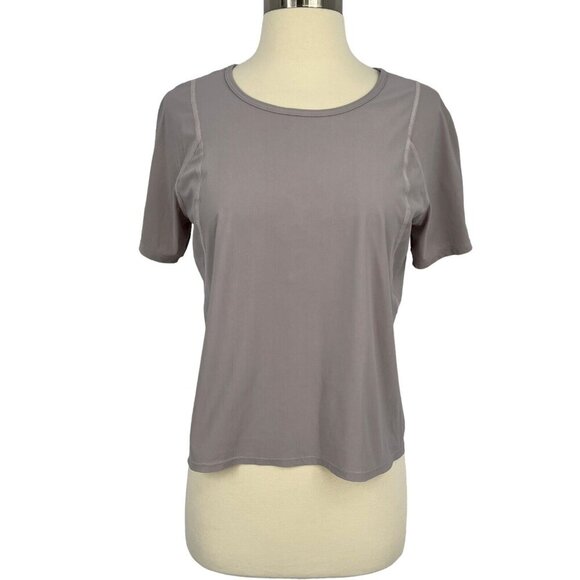 lululemon athletica Tops - Lululemon Outrun the Heat Short Sleeve Top Size 6 ? Reflective Detail Run Light